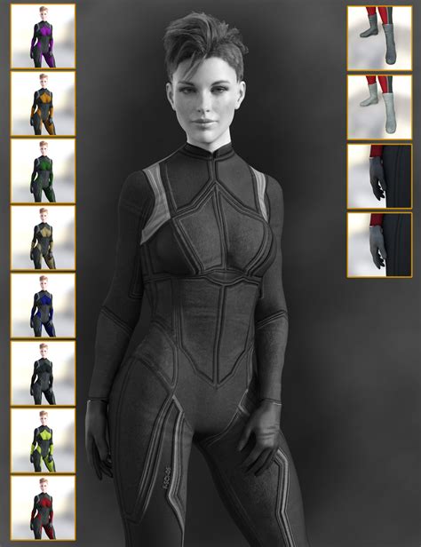 X Fashion Sci Bodysuit 5 For Genesis 8 Female S Daz 3D