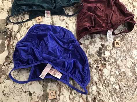 true vintage victorias secret second skin satin bikini ebay