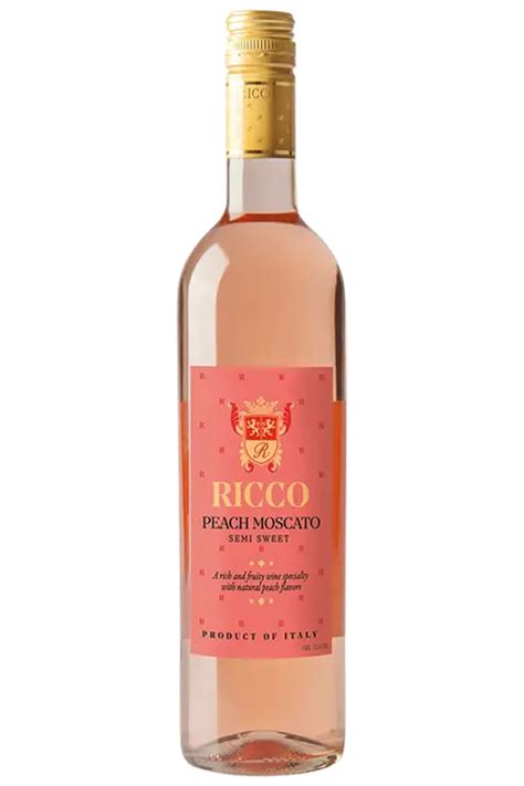 Ricco Peach Moscato Wine