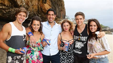 A Relaxed Australia Day For Home And Away Cast Mates