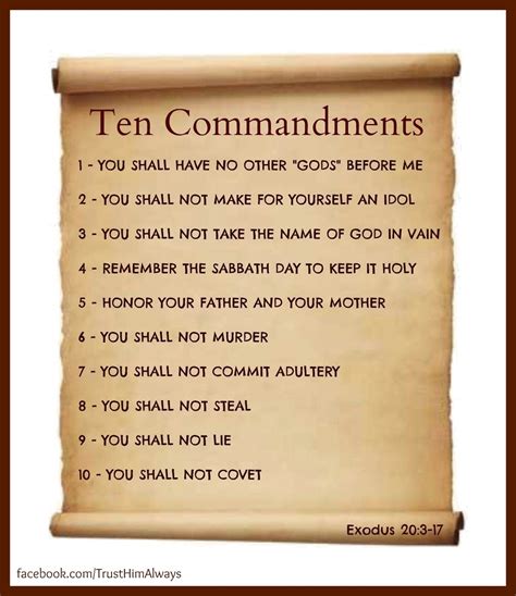 Poster Of The Ten Commandments The Ten Commandments Ten