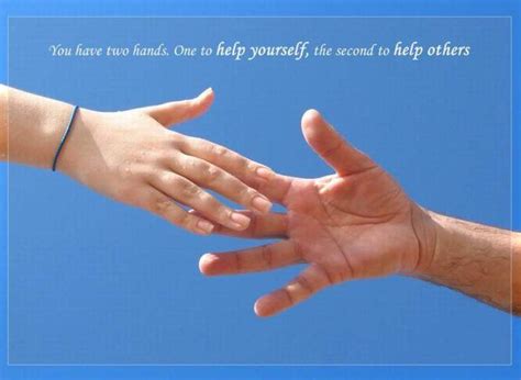 Reach Out And Touch Somebodys Hand Facebook Cover Quotes Helping Others Inspirational