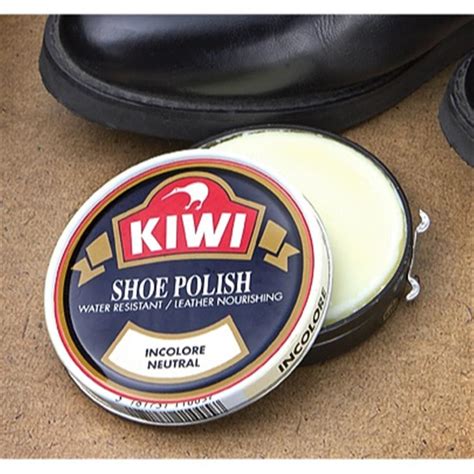 6 Pk Kiwi Neutral Shoe Polish Large Tins 202303 Boot And Shoe