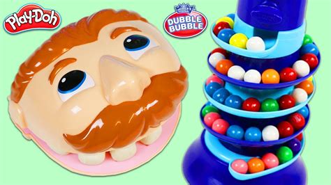 Learn Colors With Mr Play Doh Head And Spiral Rainbow Gumball