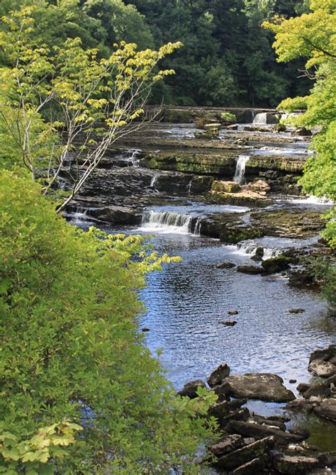 Aysgarth Falls In The Yorkshire Dales Beautiful At Any Time Of The