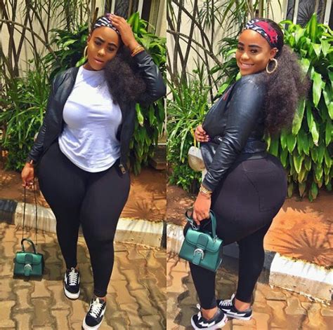 nigerian booty queen phat chyna flaunts her huge backside in style photos celebrities nigeria