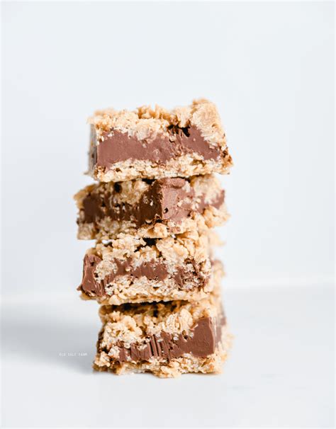 These healthy no bake peanut butter oatmeal bars make a wonderful snack or healthy dessert and are delicious and chewy straight from. No Bake Chocolate Peanut Butter Oatmeal Bars | Old Salt Farm