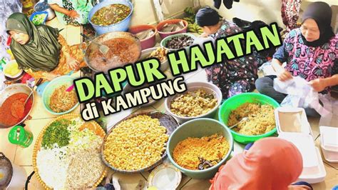 Masakan Hajatan Di Kampung Di Balik Dapur Acara Nikahan Sunda Youtube