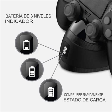 Hyperx Chargeplay Duo Estación De Carga Para Controles De Ps4 Kemik