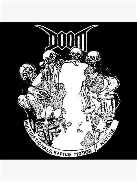 Doom Band Poster For Sale By Neonlucifer Redbubble