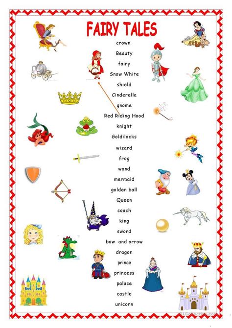 Fairy Tale Worksheets For Kindergarten Fairy Tale Math Fairy Tales