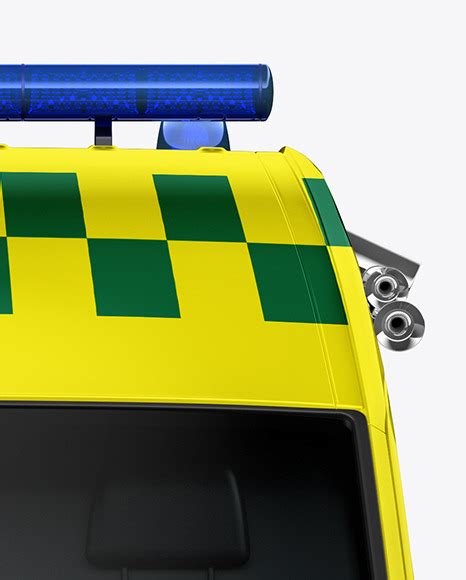 Download Van Ambulance Mockup - Front View in Vehicle Mockups on ...