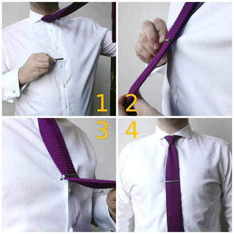 How To Wear A Tie Clip R Hanauer Bow Ties