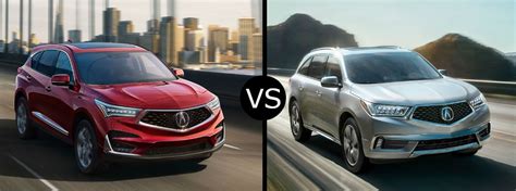 What Is The Difference Between The 2019 Acura Rdx Vs Mdx