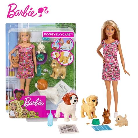 Barbie Dog Daycare Doll Set My Heart Teddy In 2020 Barbie Dog Pet
