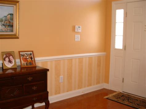 If you have a chair rail or wainscoting and you want to paint the top and bottom of the walls different colors, it's best to use the darker color on the bottom portion and the lighter on top. Faux Finishing, Faux Painting Central NJ, Freehold, Colts ...