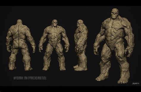 Fantastic Four Concept Art Of The Thing Sue Storm And The Fantasticar