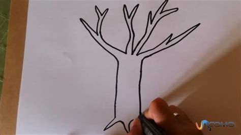 Cómo Dibujar Un árbol De Dibujo Animado