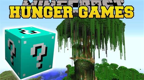 Minecraft Jerrys Tree Hunger Games Lucky Block Mod Modded Mini