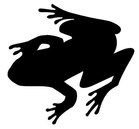 Frog Silhouette Silhouette Art Clip Art Art