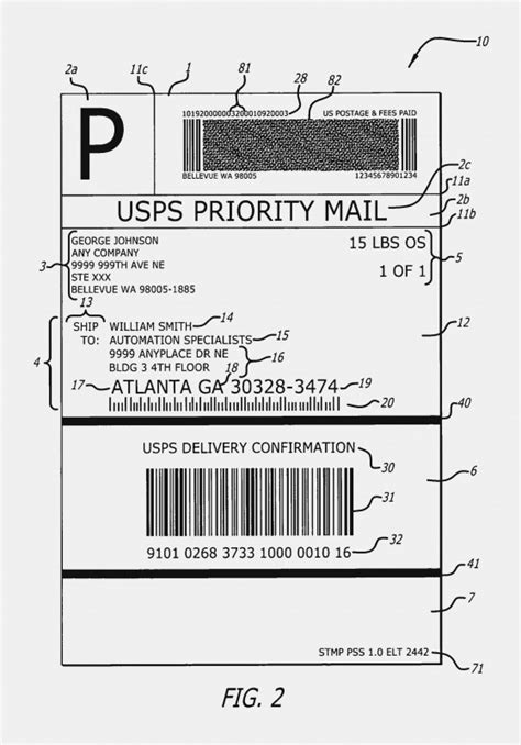 Free Printable Shipping Label Template Awesome Printable Usps Shipping