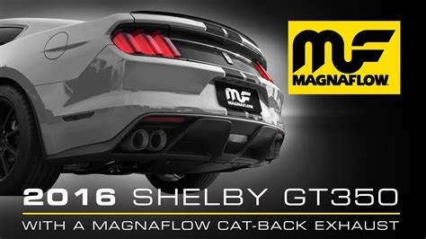 2016 Shelby Gt350 With Magnaflow Carbon Fiber Tip Cat Back Exhaust