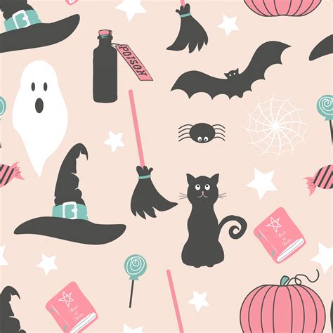 Halloween Cute Boho Pattern Free Stock Photo Public Domain Pictures