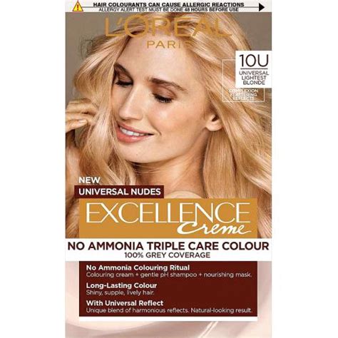 L Oreal Paris Excellence Universal Nudes Lightest Blonde U Hair Dye With Reflects Compare