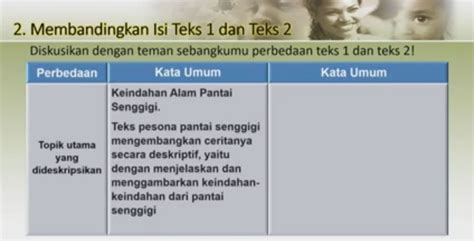 Kunci Jawaban Bahasa Indonesia Kelas Halaman Membandingkan Isi