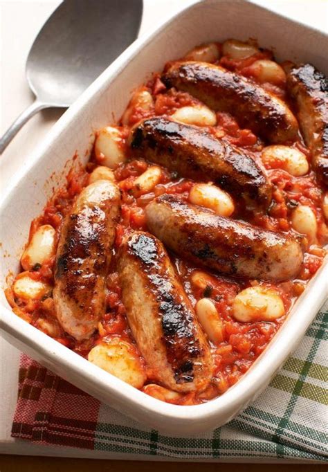 Sausage Tomato And Butter Bean Bake Ainsley Harriott