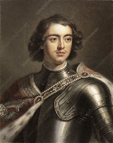 1700 Russian Tsar Peter The Great Stock Image C0110865 Science