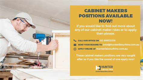 We have product lines for every budget and can make your dreams a reality. Cabinet Maker Jobs In Sydney Available Now Hunter Labour Hire