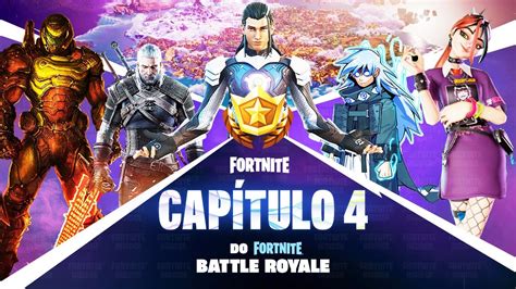 Passe De Batalha Completo Temporada 1 CapÍtulo 4 Do Fortnite Youtube