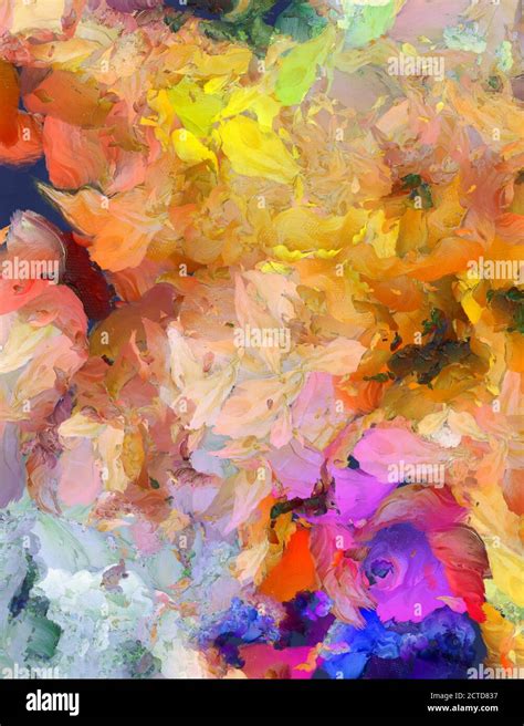 Colorful Abstract Painting Stock Photo Alamy