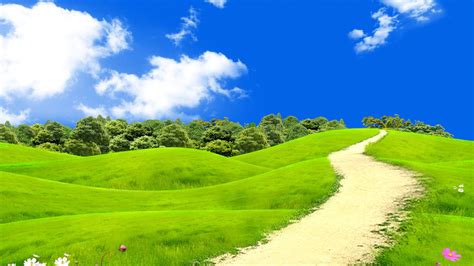 Green Landscape Wallpaper 4k