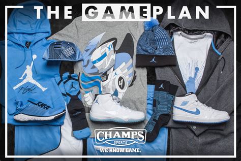 The Game Plan By Champs Sports Jordan Legend Blue Collection