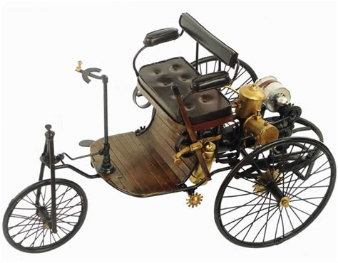 Handmade Antique Model Kit Car Benz Patent Motorwagen 1886 Feelt