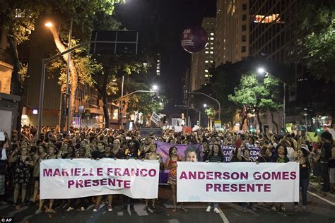 Thousands March In Brazil To Protest Execution Of Marielle Franco
