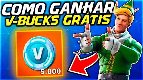 Como Ganhar 5 Mil V Bucks GrÁtis No Fortnite Youtube