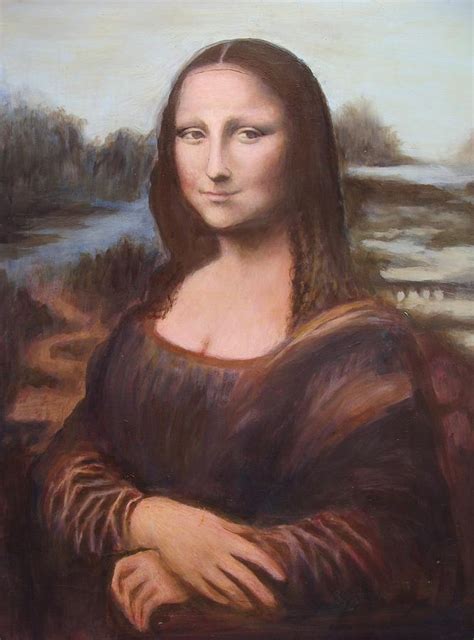 Copy Of Mona Lisa Painting By Jane Wong