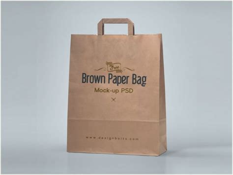 Download Free-Brown-Paper-Shopping-Bag-Packaging-Mock-Up-Psd ...