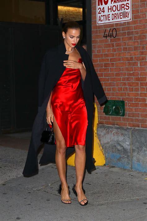 Irina Shayk Sexy Red Dress Hot Celebs Home