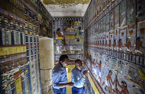 Egyptian Authorities Unveil Spectacular Images Of A Newly Discovered