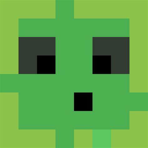 Slime Pixel Art Minecraft Pixel Art Templates Slime
