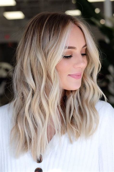 Gorgeous Rooty Blended Blonde Hair Inspiration