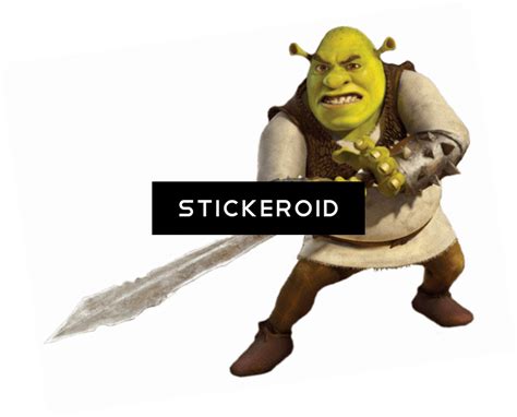 Download Shrek With Sword Shrek Forever After Transparent Png