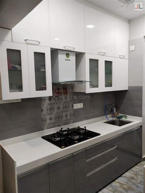 Incredible Modular Kitchen Designs Grey And White 2022 Decor
