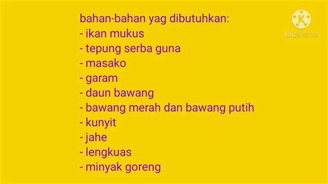 Cara membuat bakwan jagung crispy kriuk: cara membuat bakwan ikan mukus yang enak dan lezat - YouTube