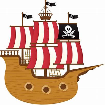 Pirate Ship Clipart Pirates Cog Vector Clip