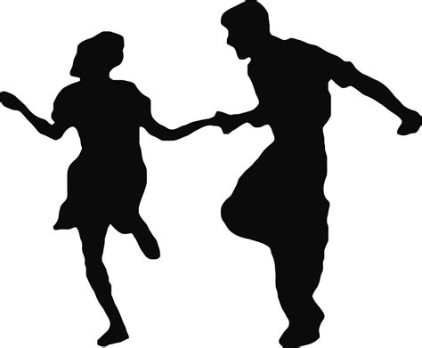 Silhouette Couples Dancing At Getdrawings Free Download